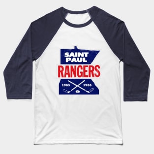 Retro St Paul Rangers Hockey Baseball T-Shirt